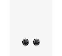 Thomas Sabo Womens Thomas Sabo Sterling-Silver and Cubic Zirconia Stud Earrings Black
