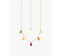 Thomas Sabo Womens Gold-plated & Glass X Haribo Goldbear-charm 18ct Sterling-silver and Necklace 45cm