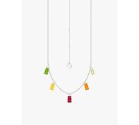 Thomas Sabo Womens 925 Silver & Glass X Haribo Goldbear-charm Sterling-silver and Necklace 45cm