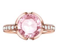 THOMAS SABO Women's TR2037-633-9-52 Ring in Rose Gold