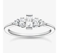 THOMAS SABO Women's Vintage Sterling Silver Cubic Zirconia Ring TR2347-051-14-56