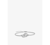Thomas Sabo Womens White Together Forever Sterling-silver and Cubic Zirconia Bracelet