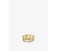 Thomas Sabo Womens Yellow Gold-coloured Links 18ct Gold-plated Sterling Silver Ring U