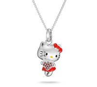 THOMAS SABO Hello Kitty Red Heart Cubic Zirconia Charm Necklace KE2390-M06-10-L50V