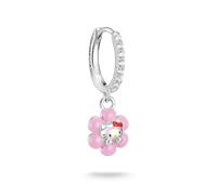 THOMAS SABO Hello Kitty Flower Charm & Cubic Zirconia Single Hoop Earring CR773-M06-7