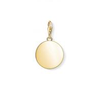 Thomas Sabo Yellow Gold Engravable Coin Charm 1635-413-39 -
