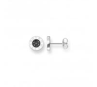THOMAS SABO Ear studs classic pavé black 925 Sterling Silver
