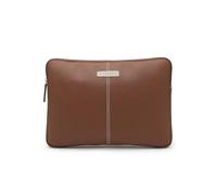 Thomas Scott Men Textured PU Laptop Sleeve M Tan
