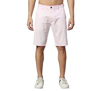 Thomas Scott Men's | 100% Cotton | Solid | Above Knee | Button Closure | Chino | Casual Shorts for Men, Medium Pink, 36