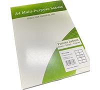 Thomas Stoners A4 Self Adhesive Address Labels 10 Labels per Sheet - 100 Sheets (99.1 x 57mm) - Personalised White Return Postage, Mailing & Name Stickers - Printed Address Labels for parcels