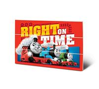 Thomas the Tank Engine & Friends Wall Art Wood Print (Right on Time Design) 20cm x 29.5cm - Official Merchandise