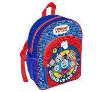 Thomas The Tank Engine Kids School Backpack Nursery Bag With Front Pocket Mesh Side Adjustable Straps