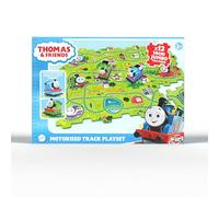 Thomas the Tank Engine Train Set with 12 Tiles, 50 Track Combinations & 2 Motorised Vehicles - Sensory Toys and STEM Learning Toy for 3+ Year Olds by Bladez Toyz - 12pc Motorised Track Playset