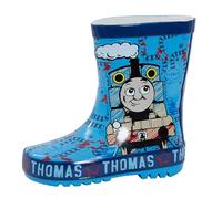 Thomas The Tank Engine Wellies Rubber Wellington Boots Boys Blue Rain Boots Wellys (Blue, 9 UK Child, UK Footwear Size System, Little Kid, Numeric, Medium, 9)