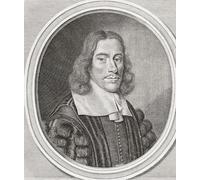 Thomas Willis 1621 - 1675. English neurologist anatomist and author of the earliest known English work on medical psychology. Willis was a founding member of the Royal Society. Poster Print by Ken