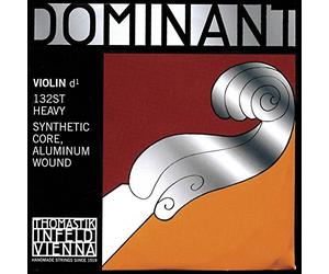 Thomastik 132ST Single string for Violin 4/4 Dominant - D-string Synthetic Core, Aluminium Wound, Strong