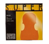 Thomastik Saiten für Cello Superflexible Seilkern Satz 4/4 mittel Chrom