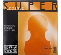 Thomastik single string for double bass 4/4 Superflexible - C string steel cable core, chrome wound, orchestral tuning, medium