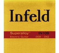 Thomastik 677070 Infeld Saiten für E-Gitarre Superalloy round wound, Satz IN109 Light .009-.042, Natural