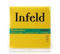 Thomastik 682854 Infeld Saiten für E-Bass Superalloy Round Wound Long Scale, Satz IN 344 4-string long Scale 34 Zoll Natural