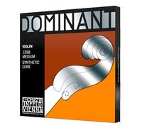 Thomastik Dominant 4/4 Violin String Set - Medium Gauge - Steel Ball-End E