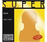 Thomastik-Infeld 786 Super Flexible Cello String, Single D String, 1/2 Size, Steel Core Chrome Wound