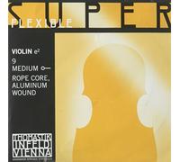 Thomastik-Infeld 9 Super Flexible Braided Steel Core Single Violin String, Medium Gauge, 4/4, E