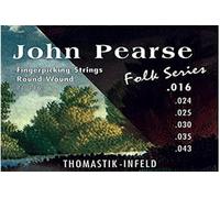 Thomastik single string E1 .016 nylon band on rope core PJ16 for classical guitar John Pearse Folk Series Light set PJ116