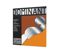 Thomastik-Infeld Dominant Violin String D 4/4 - Single string (132A), synthetic core, silver wound, medium tension