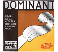 Thomastik-Infeld Dominant Violin String E 1/16 - Single string (130 1/16), steel core, aluminium wound, medium tension