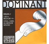 Thomastik-Infeld Dominant Violin String E 1/8 - Single string (130 1/8), steel core, aluminium wound, medium tension