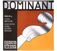 Thomastik-Infeld Dominant Violin String G 3/4 - Single string (133 3/4), synthetic core, silver wound, medium tension