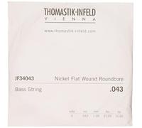 Thomastik Einzelsaite G .043 Stahlkern, Nickel flat wound long scale 34" JF34043 für E-Bass Jazz Satz JF345, JF344, JF346
