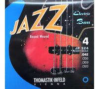 Thomastik Saiten für E-Bass Jazz Bass Serie Nickel Round Wound Roundcore Satz JR324 4-string roundwound short scale 32"
