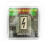 Thomastik Saiten für E-Gitarre Power Brights Series Heavy Bottom Satz RP110 Medium Light .010-.050w