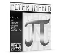 Thomastik Peter Infeld PI41 Cello 4/4 Medium Carbon Steel Core Multi Alloy Wound A String