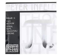 Thomastik Peter Infeld PI43 G String for Cello 4/4 Medium Spiral Core Tungsten Chrome Wound