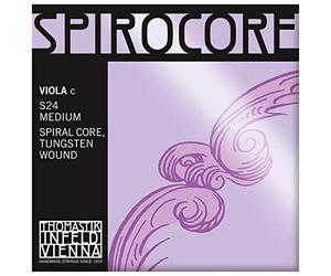 Thomastik S24W Einzelsaite für Viola 4/4 Spirocore - C-Saite Spiralkern Wolfram umsponnen, weich