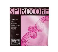 Thomastik single string for cello 4/4 Spirocore - C string spiral rope core, chrome wound, medium