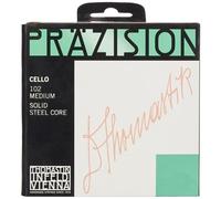Thomastik Saiten für Cello Präzision Stahl Vollkern Satz 4/4 mittel Chrom