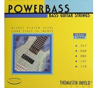 Thomastik Saiten für E-Bass Power Bass Magnecore Round Wound Hexcore Satz EB345 5-string roundwound long scale 34"