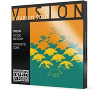 Thomastik Saiten für Violine Vision Titanium Solo Synthetic Core Satz 4/4 Mitt