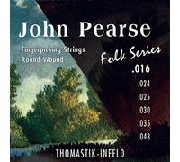 Thomastik single string A5 .035 silver-plated bell bronze round wire on nylon core PJ35 for classical guitar John Pearse Folk Series Light set PJ116