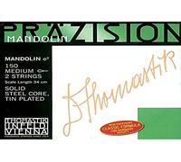 Thomastik single string D 152soft (1 pair) polished chrome steel band, flatwound for mandolin precision set 154soft