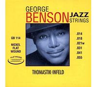 Thomastik single string E .053fw nickel, flatwound GB53 for electric guitar George Benson Jazz set GB112