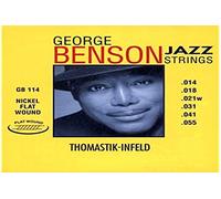 Thomastik Einzelsaite E6 .055fw Nickel, flatwound GB55 für E-Gitarre George Benson Jazz Satz GR114, Grey