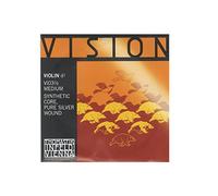 Thomastik single string for 1/2 violin Vision - D string plastic core, pure silver wound, medium