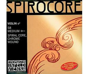 Thomastik single string for 4/4 violin Spirocore - A-string spiral rope core, aluminum wound, soft