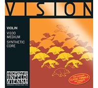 Thomastik single string for 4/4 violin Vision - D string plastic core, aluminum wound, medium