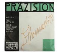 Thomastik single string for cello 4/4 precision - A-string solid steel core, chrome wound, medium